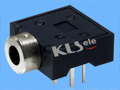 2,5 mm stereo ligzda PCB stiprinājumam KLS1-TSJ2.5-007A